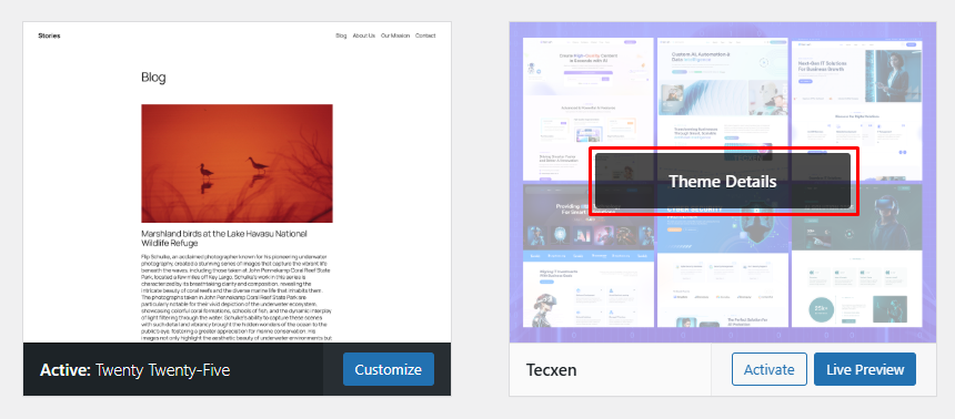 Update Theme 2 Screenshot 5 | Update Theme