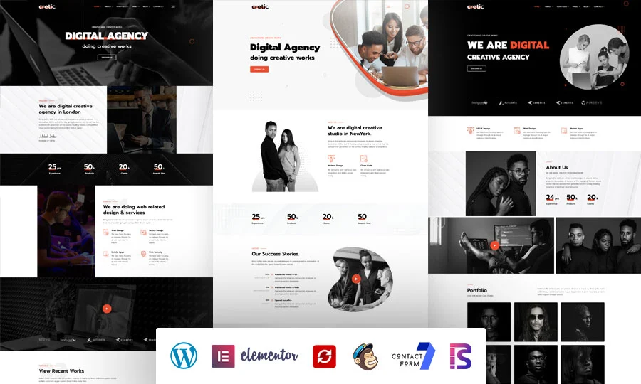 9 Best Creative Agency WordPress Themes 2026 for Freelancers, Designers & Agencies 7 crtic preview 1 | 9 Best Creative Agency WordPress Themes 2026 for Freelancers, Designers & Agencies