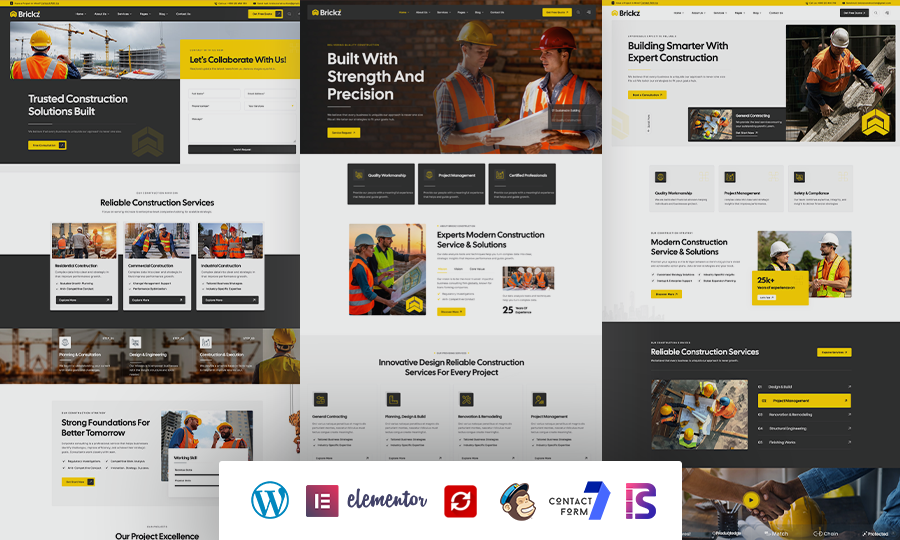 Construction & Building HTML Template