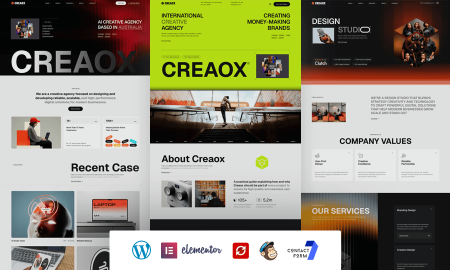 creaox 1 | Creaox - Creative Agency & Portfolio WordPress Theme