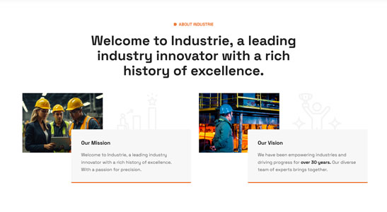 1 | Industrie - Factory & Industry WordPress Theme