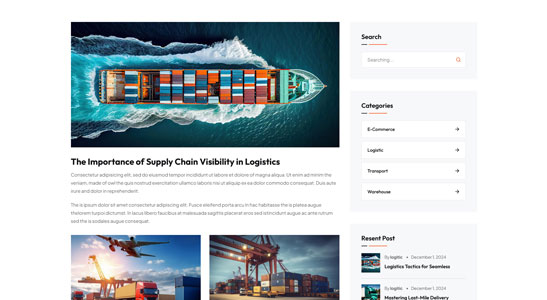 Logitic - Transportation & Logistics WordPress Theme 35 11 7 | Logitic - Transportation & Logistics WordPress Theme