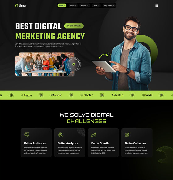 21 1 | Blunor – Creative Agency & Portfolio WordPress Theme