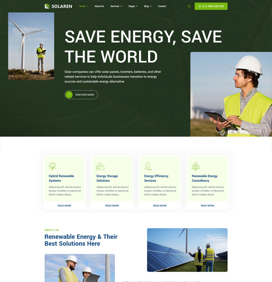 61 3 | Solaren – Ecology & Solar Energy WordPress Theme