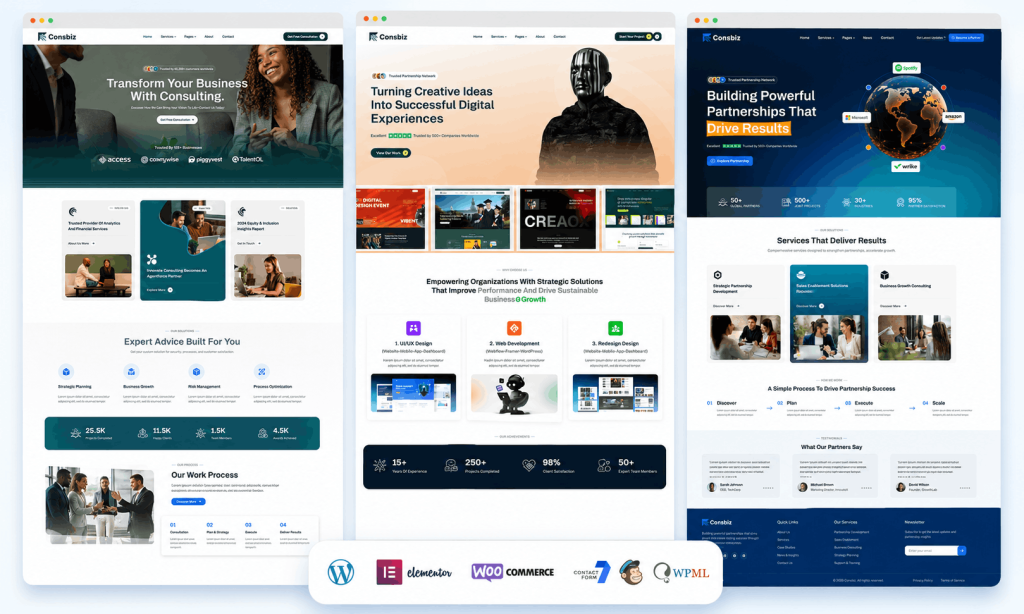 Consbiz – Business Consulting WordPress Theme 1 Consbiz – Business Consulting WordPress Theme