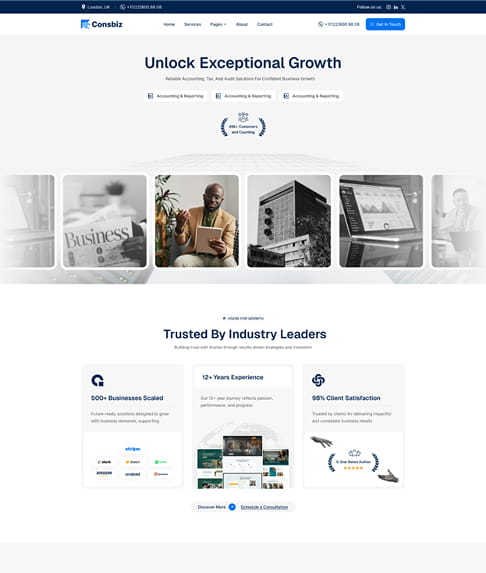 consbiz preview 10 | Consbiz – Business Consulting WordPress Theme