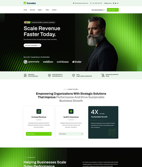consbiz preview 3 | Consbiz – Business Consulting WordPress Theme