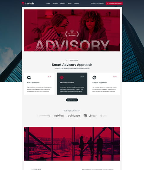 consbiz preview 6 | Consbiz – Business Consulting WordPress Theme