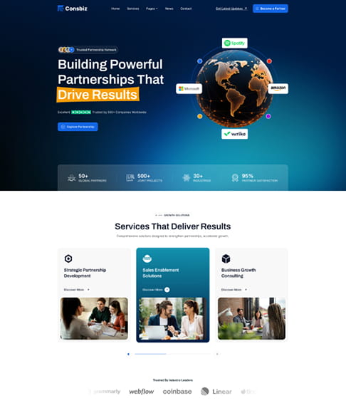 consbiz preview 8 | Consbiz – Business Consulting WordPress Theme