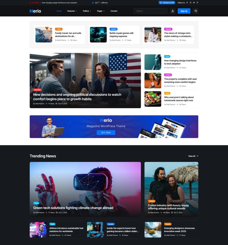 demo thumb 011 1 | Nerio – News Magazine WordPress Theme