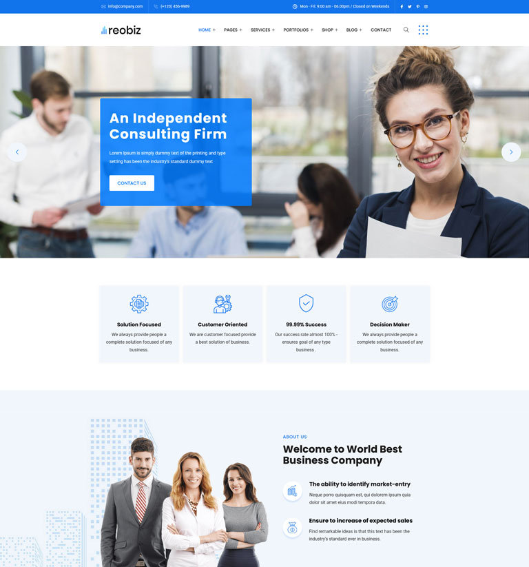 demo thumb 011 2 | Reobiz - Consulting Business WordPress Theme