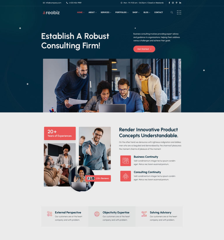 demo thumb 061 2 | Reobiz - Consulting Business WordPress Theme