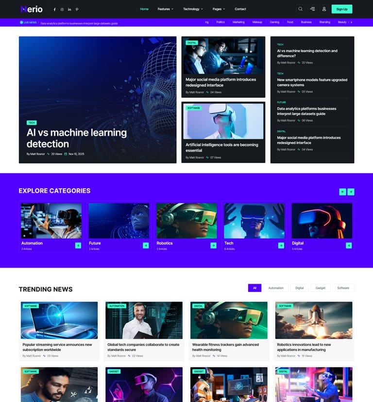 demo thumb 071 1 | Nerio – News Magazine WordPress Theme