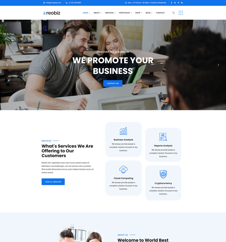 demo thumb 101 1 | Reobiz - Consulting Business WordPress Theme