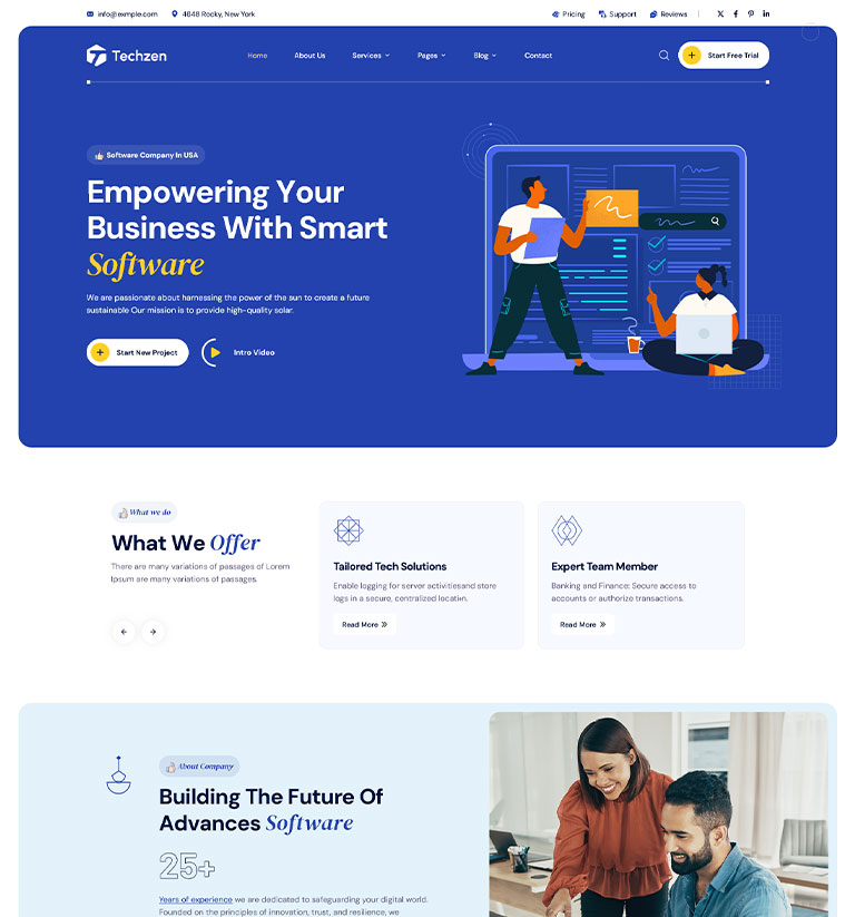 demo thumb 101 | Techzen – IT Solutions & Technology WordPress Theme
