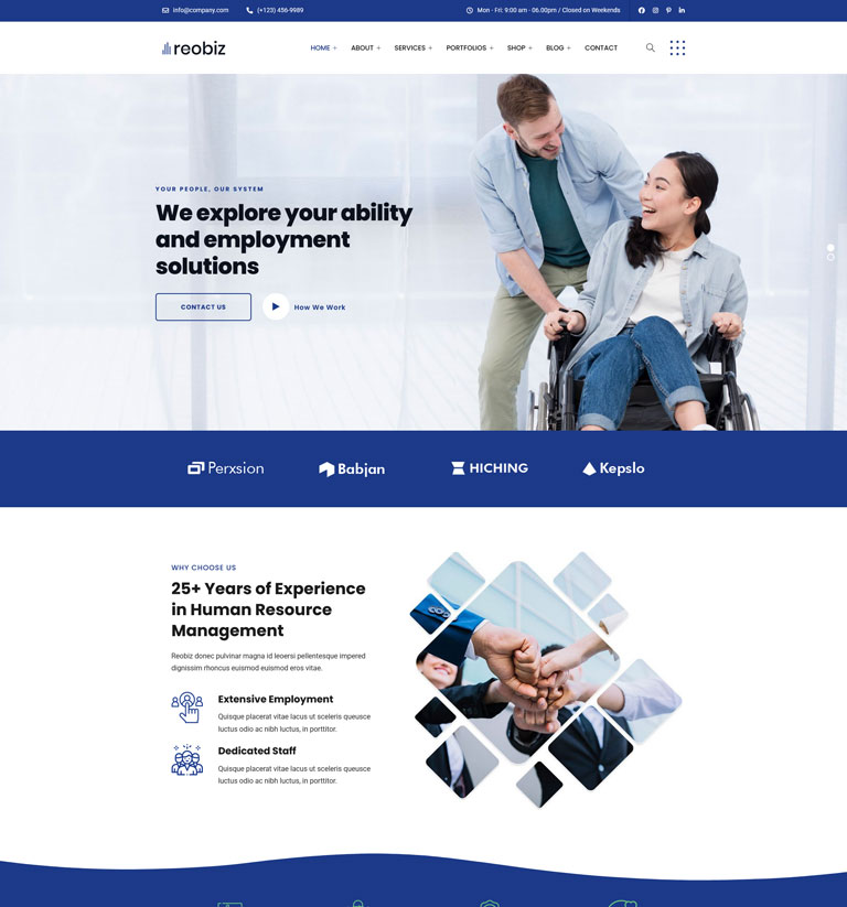 demo thumb 141 | Reobiz - Consulting Business WordPress Theme