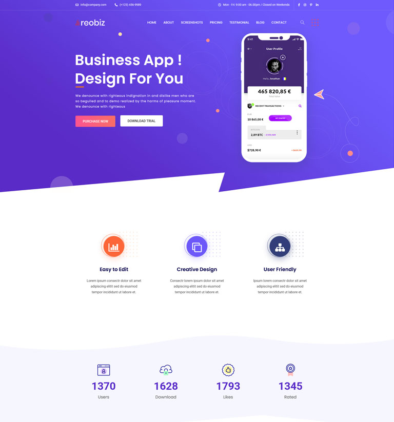 demo thumb 161 | Reobiz - Consulting Business WordPress Theme