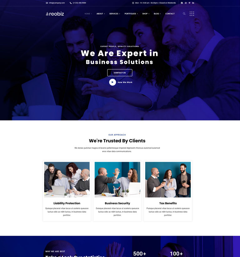 demo thumb 181 | Reobiz - Consulting Business WordPress Theme