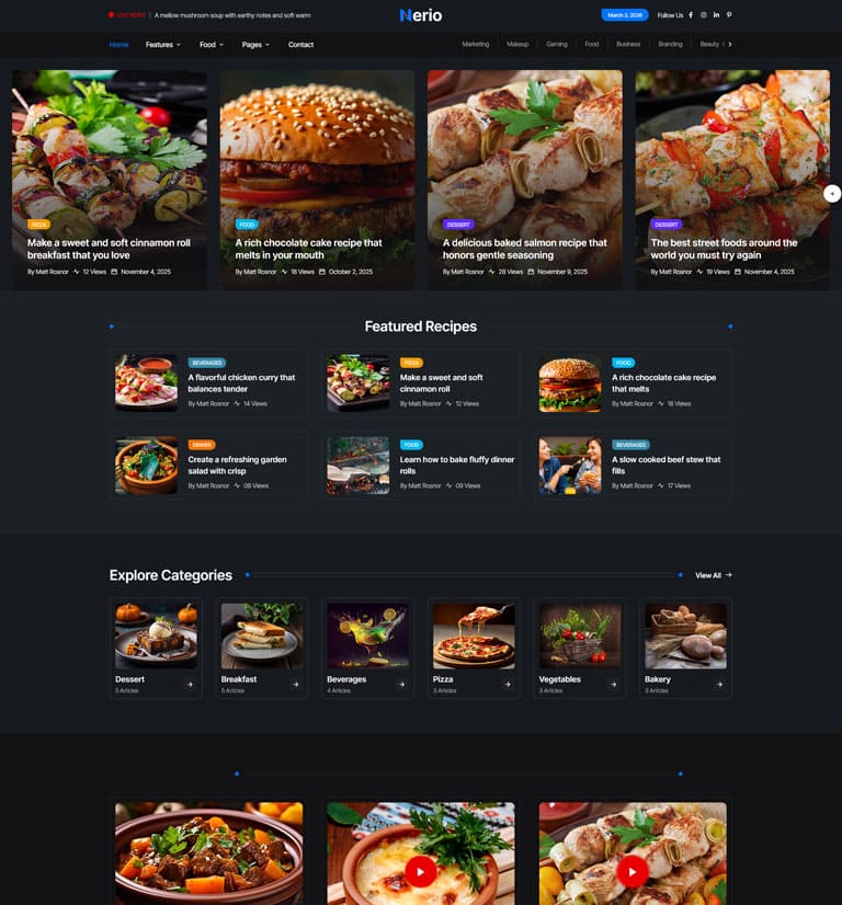 demo thumb 211 | Nerio – News Magazine WordPress Theme