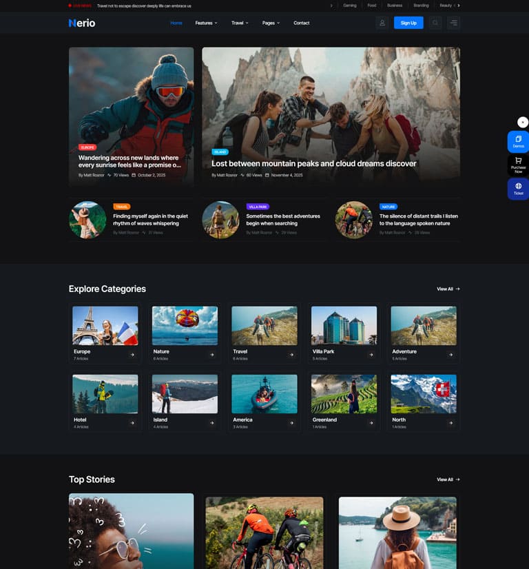 demo thumb 231 | Nerio – News Magazine WordPress Theme