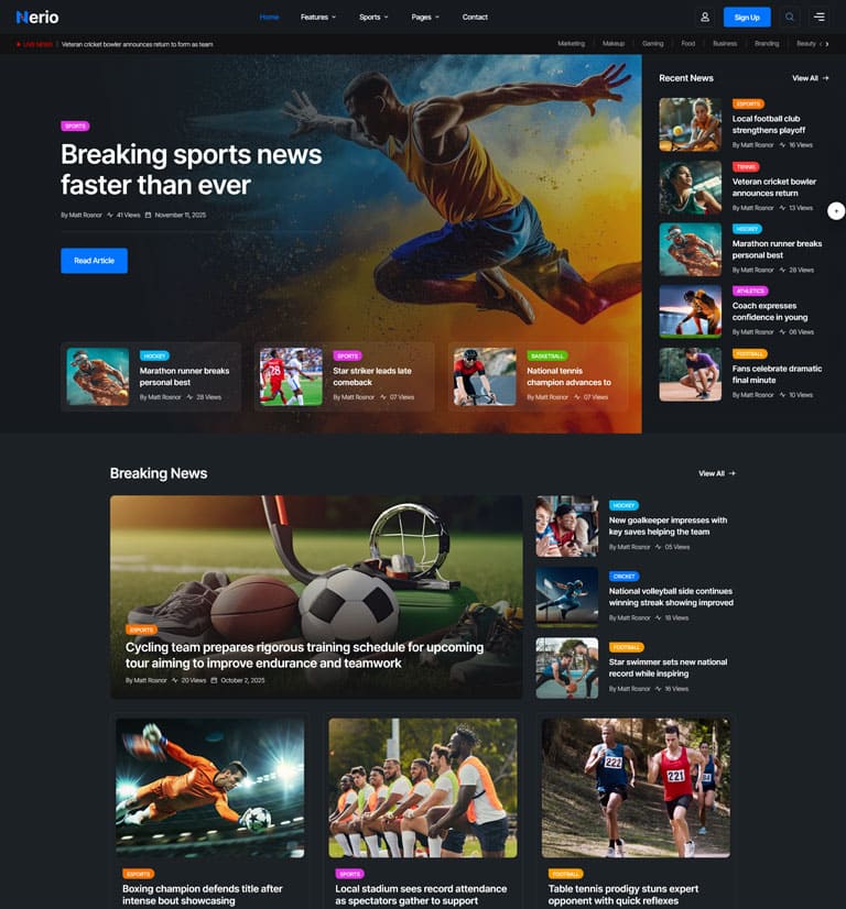 demo thumb 241 | Nerio – News Magazine WordPress Theme