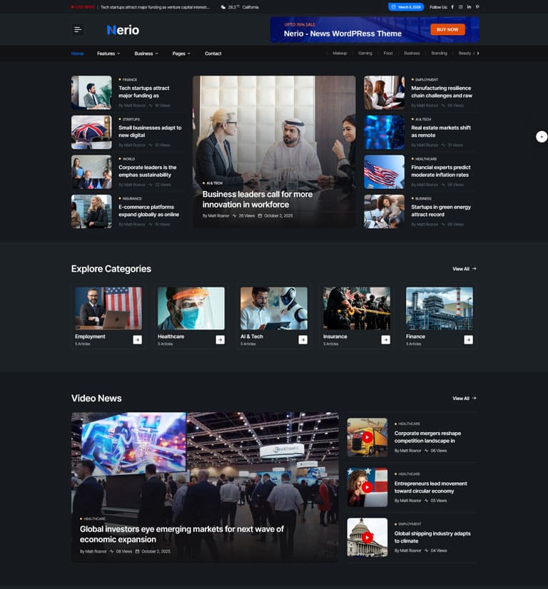 demo thumb 251 | Nerio – News Magazine WordPress Theme