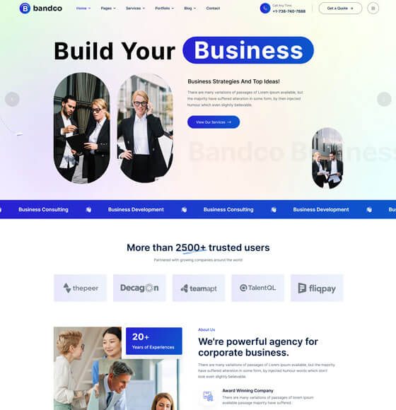 home21 | Bandco - Consulting Business WordPress Theme