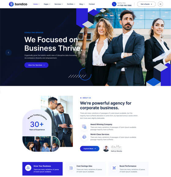 home31 | Bandco - Consulting Business WordPress Theme