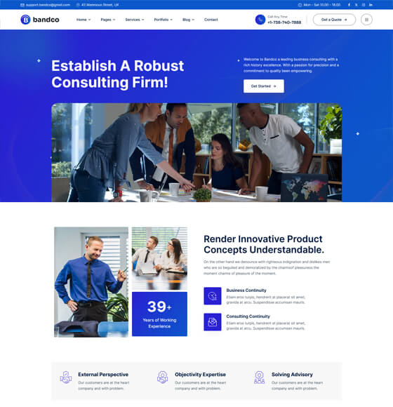 home41 | Bandco - Consulting Business WordPress Theme
