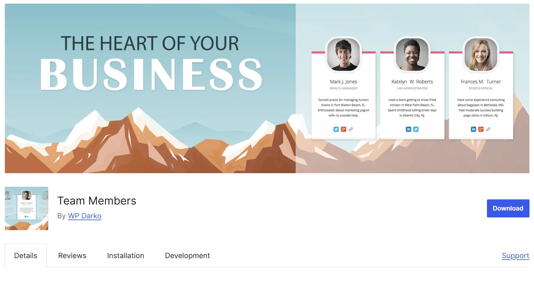 10 Best Team Showcase WordPress Plugins to Display Your Team Professionally 4 team menbers | 10 Best Team Showcase WordPress Plugins to Display Your Team Professionally