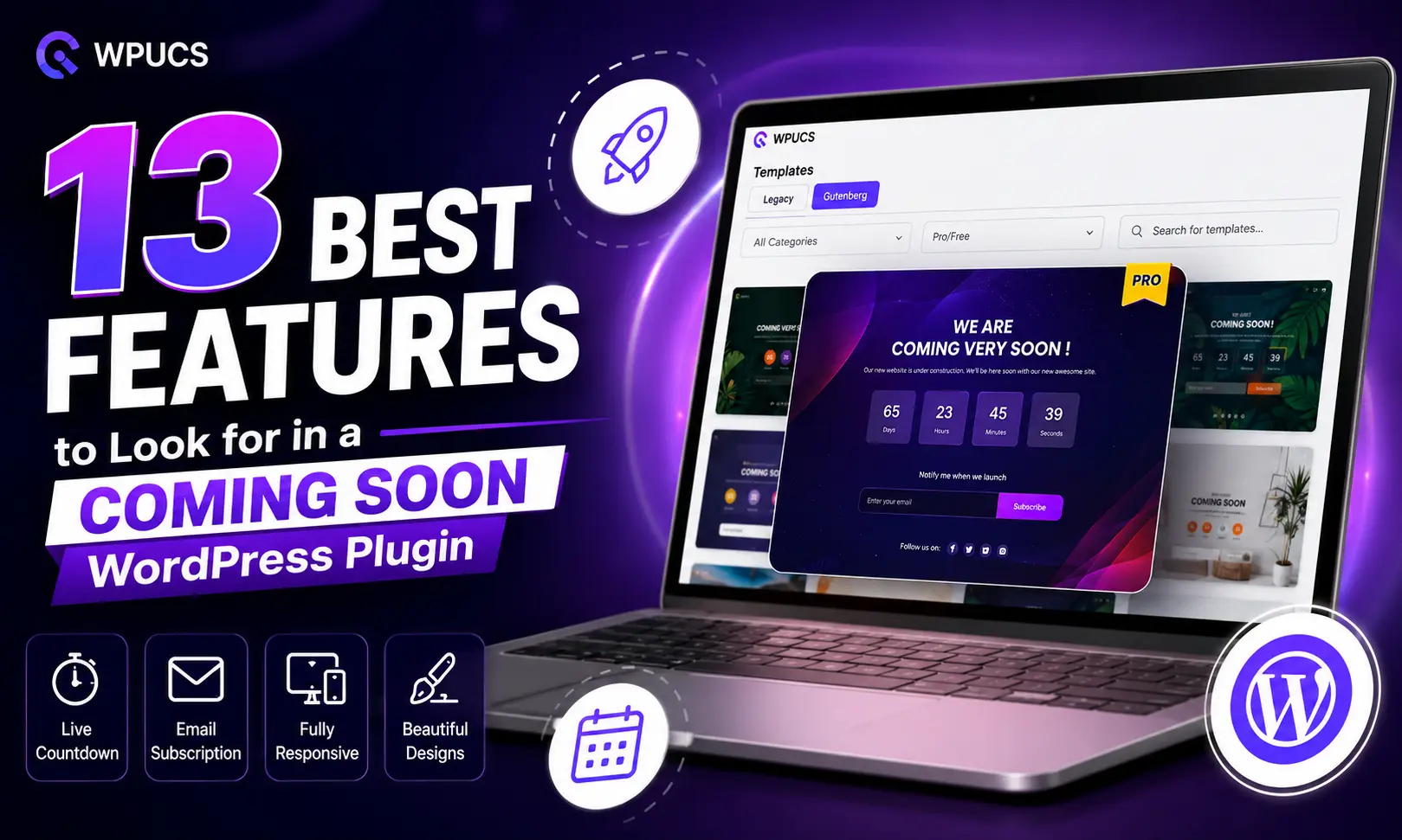 13 Best Features to Look for in a Coming Soon WordPress Plugin