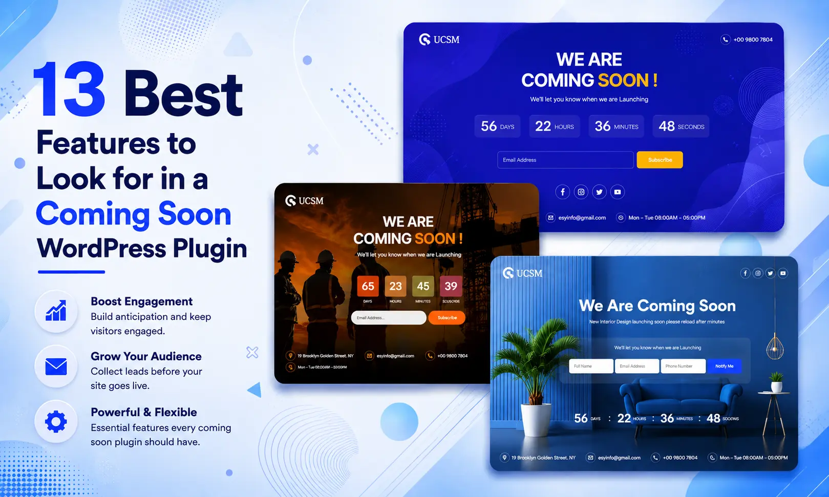 13 Best Features to Look for in a Coming Soon WordPress Plugin 1 13 Best Features to Look for in a Coming Soon WordPress Plugin