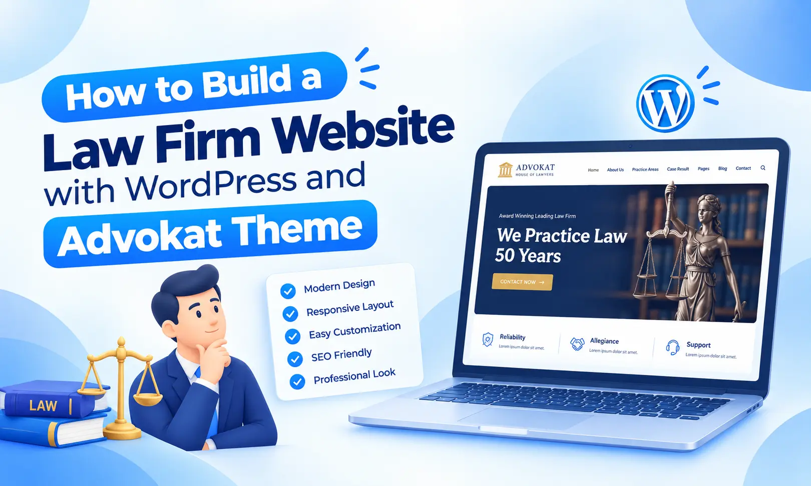 How to Build a Law Firm Website with WordPress and Advokat Theme