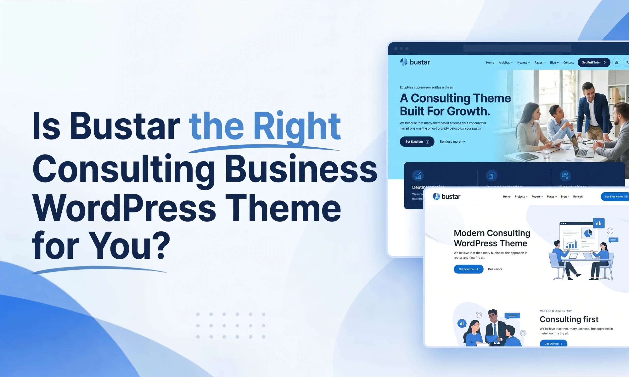 bustar 3 scaled | Bustar Theme Review: Is It Right for Your Consulting Business?